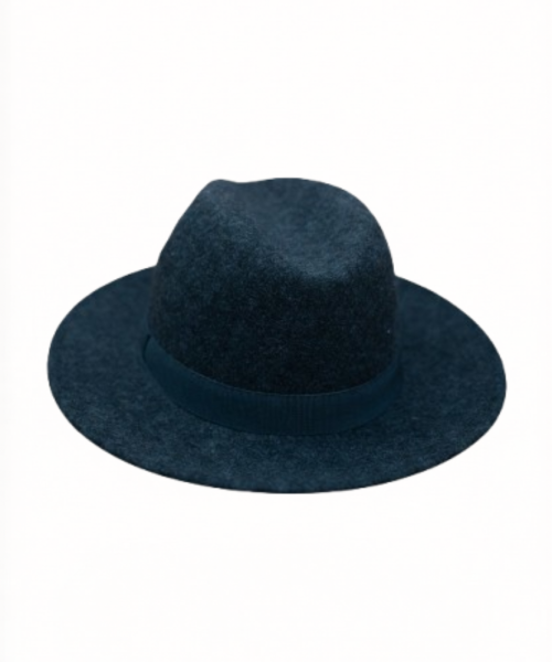 Chapeau fedora Bleu Nuit Intemporel