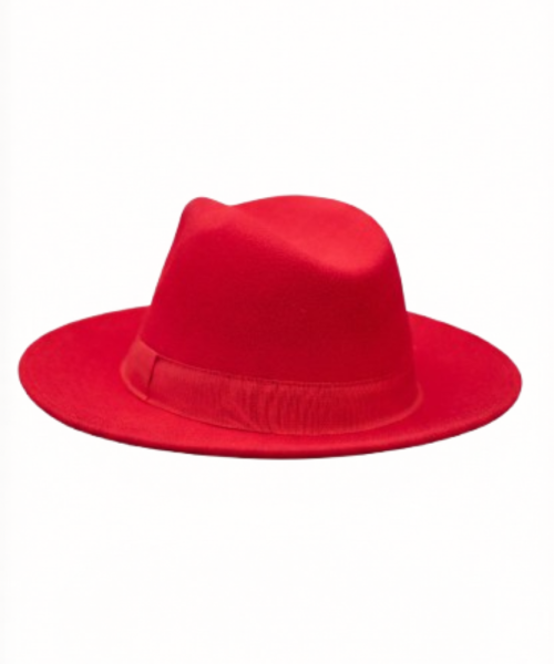Chapeau Fedora Bordeaux en Feutre
