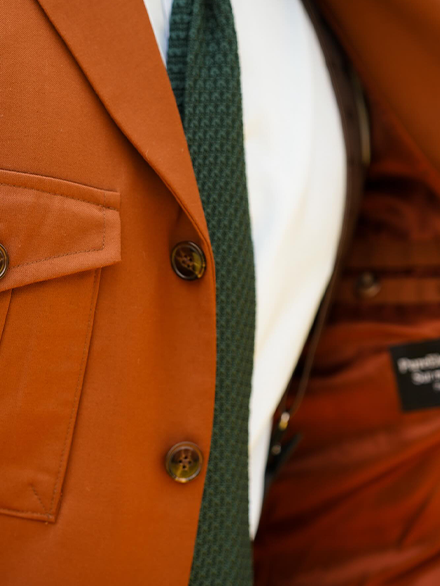 Veste orange-PureElegance